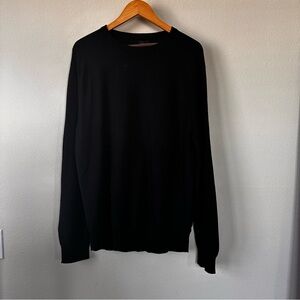 J.CREW MERINO WOOL Black Men's Sweater SZ LG.